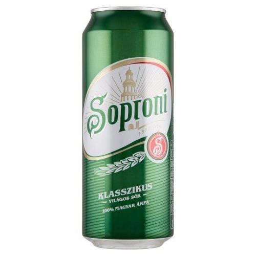 Soproni beer 0.5l 4.5% exp 15/11/2025