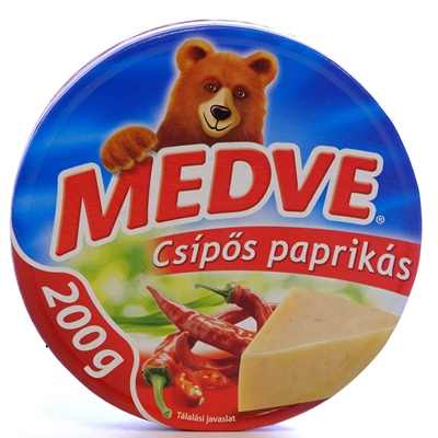 Medve sajt csipospaprikas 200g