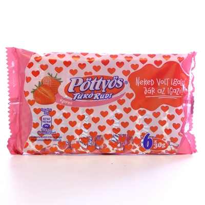 Pöttyös Túró Rudi 6 X 30g eper