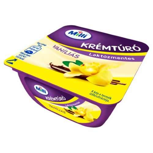Krémtúró laktoz mentes vanilias 90g