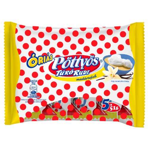 Pöttyös Túró Rudi 5 X 51g madártej