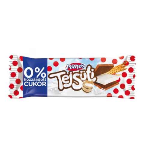 Pöttyös tejsüti tej 0%+cukor 20g