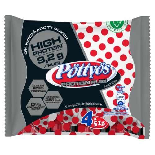 Pöttyös Protein Rudi 4 X 51g