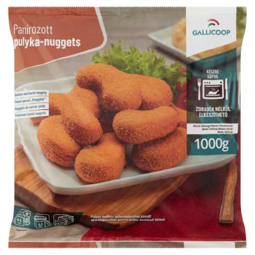 Rantott pulyka nugget 1000g