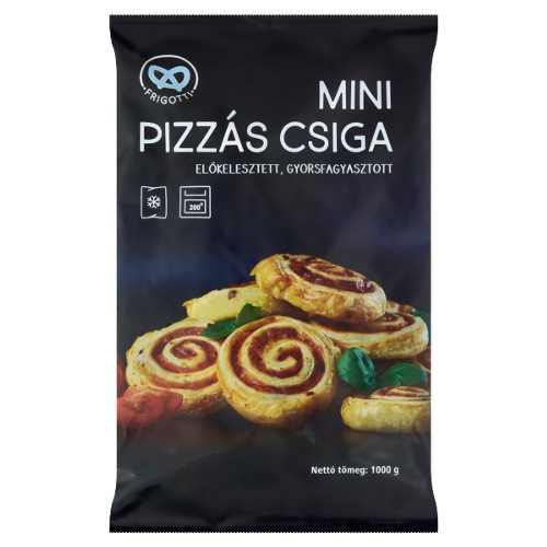 Mini pizzás csiga 8db 1000g