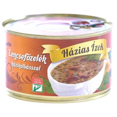 Lencsefozelek kolbasszal 400g