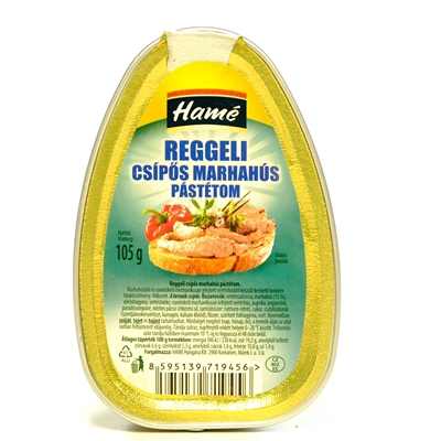 Reggeli csípős pástétom 105g