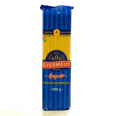 Spagetti tészta 4 tojásos 500g