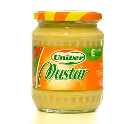 Mustár üveges 530g