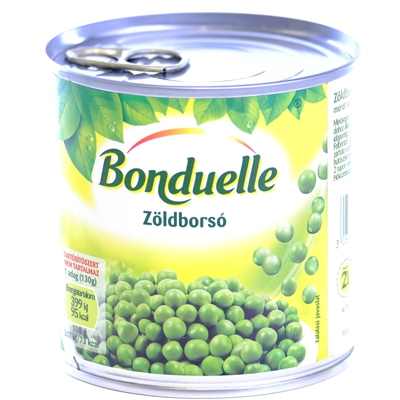 Zöldborsó konzerv 400/265g