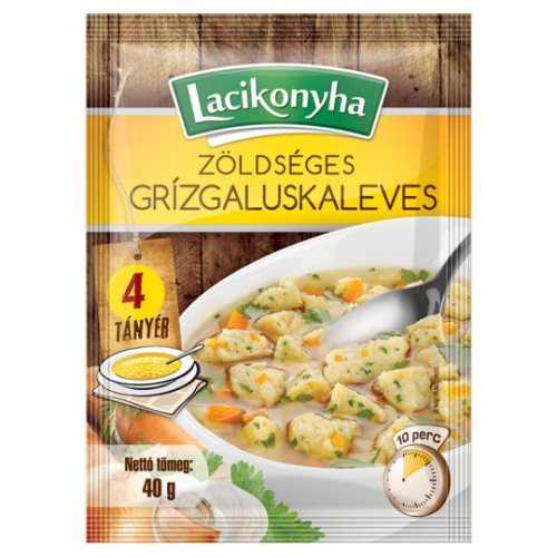 Zöldséges grízgaluskaleves 40g
