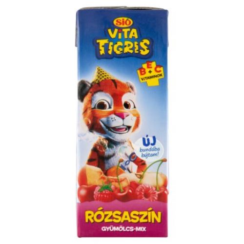 Vitatigris ROZSASZIN gyümölcs-mix 0,2l