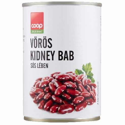 Vörösbab konzerv 410g