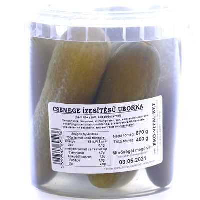 Csemege uborka 400g