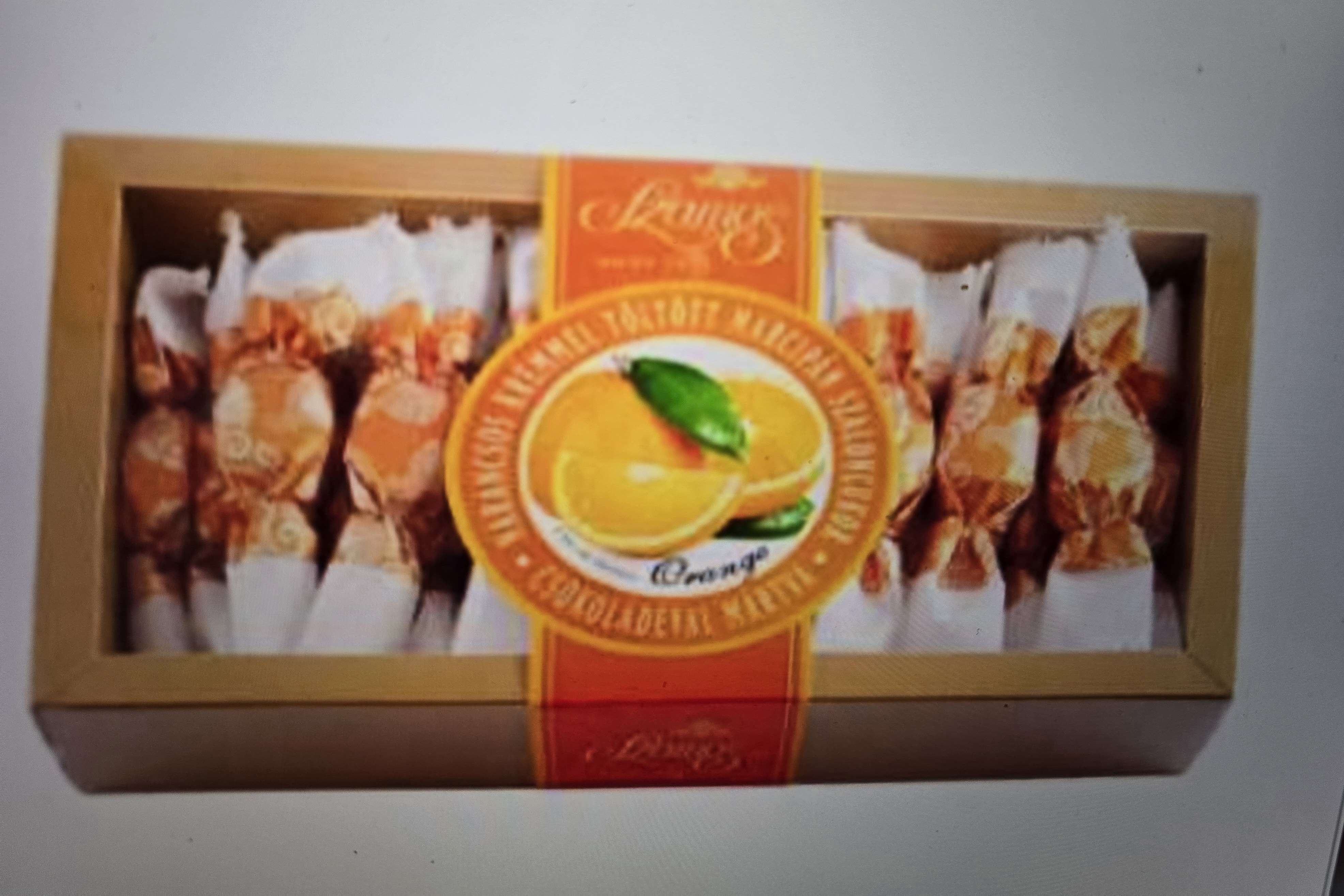 Szaloncukor marcipán narancsos 250g Szamos