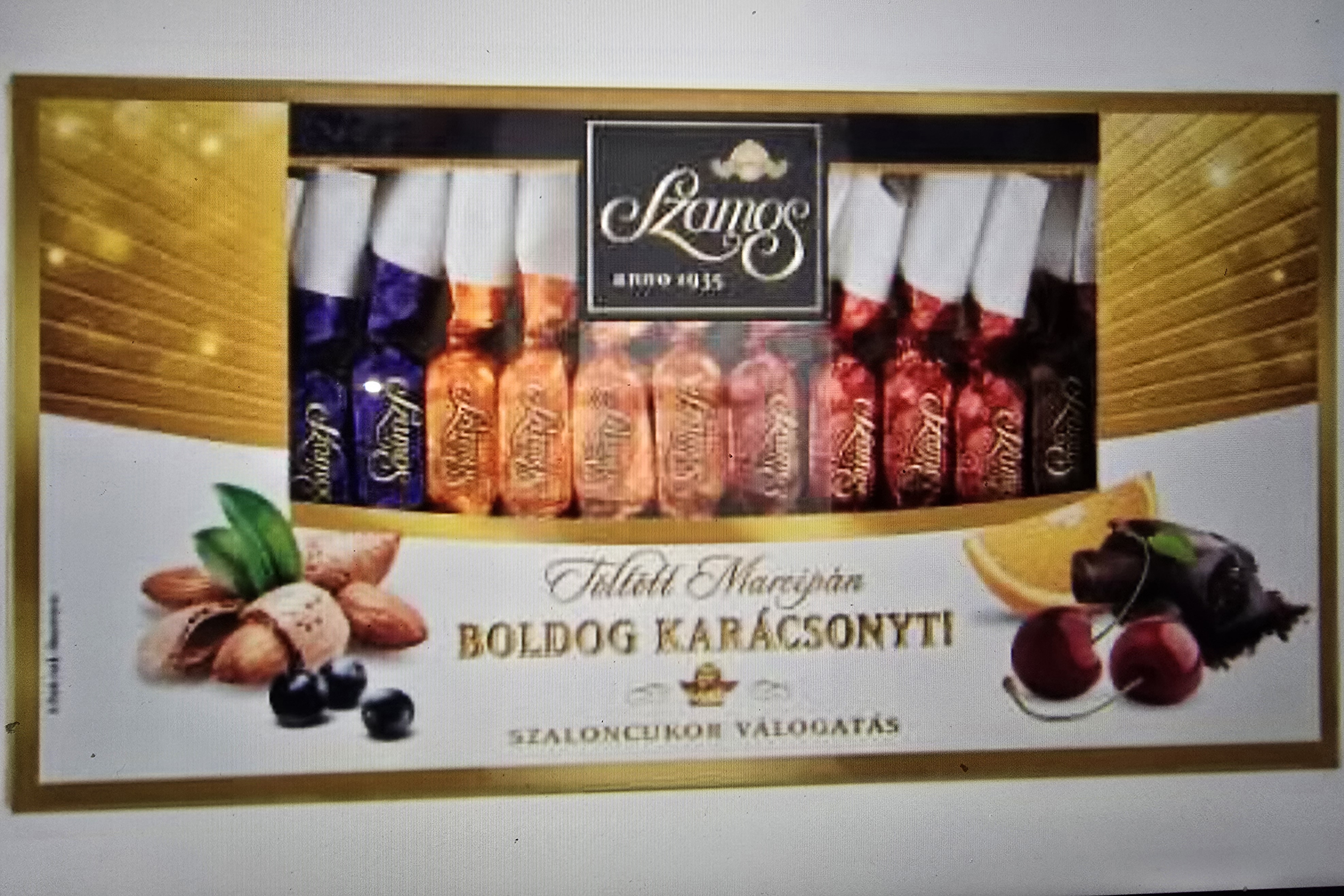 Szaloncukor marcipán válogatás 150g Szamos