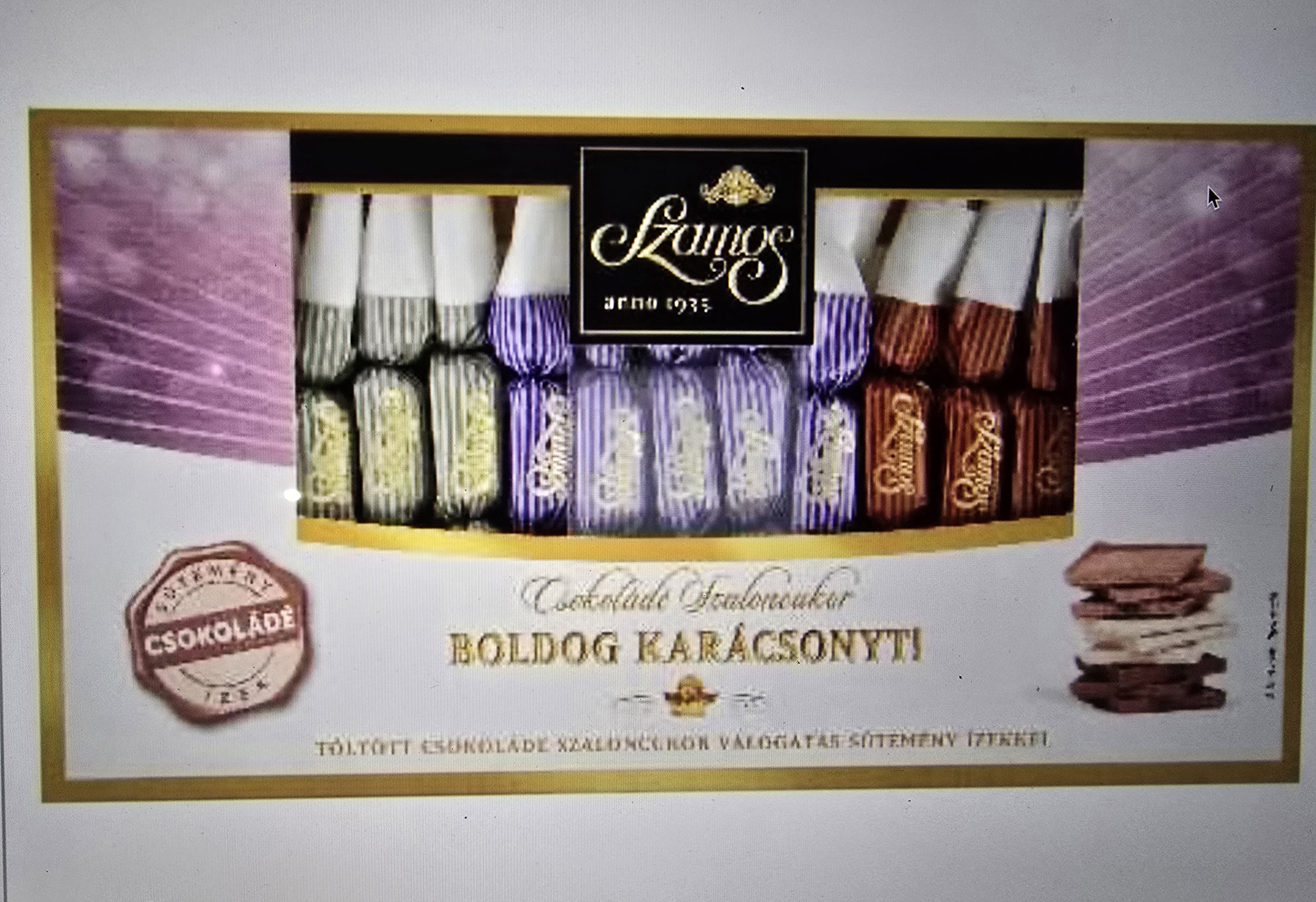 Szaloncukor süteményízű válogatás 140g  Szamos