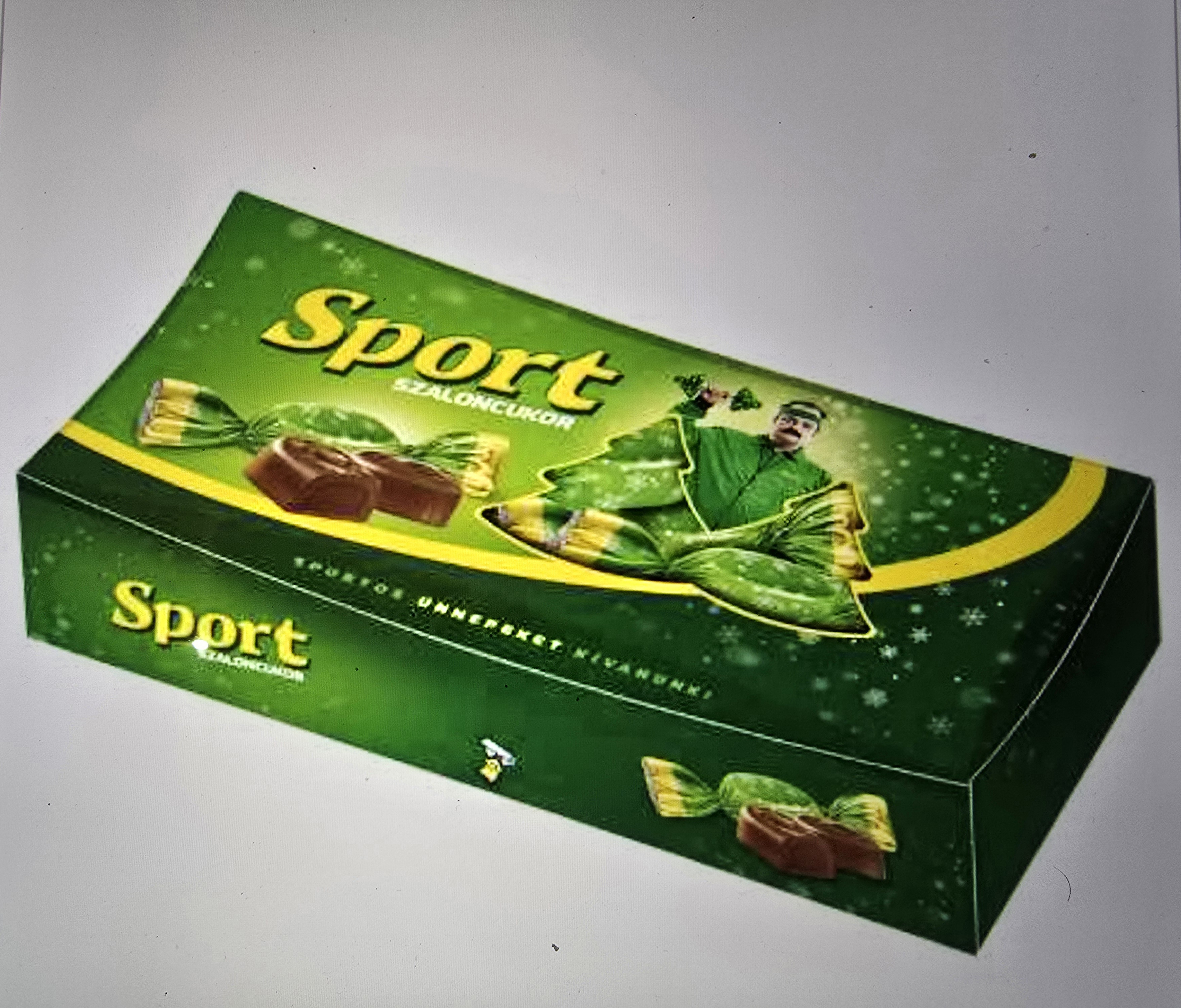 Szaloncukor  Tejcsokoládé Étcsokoládéval és Rum ízű töltelékkel 300g Sport